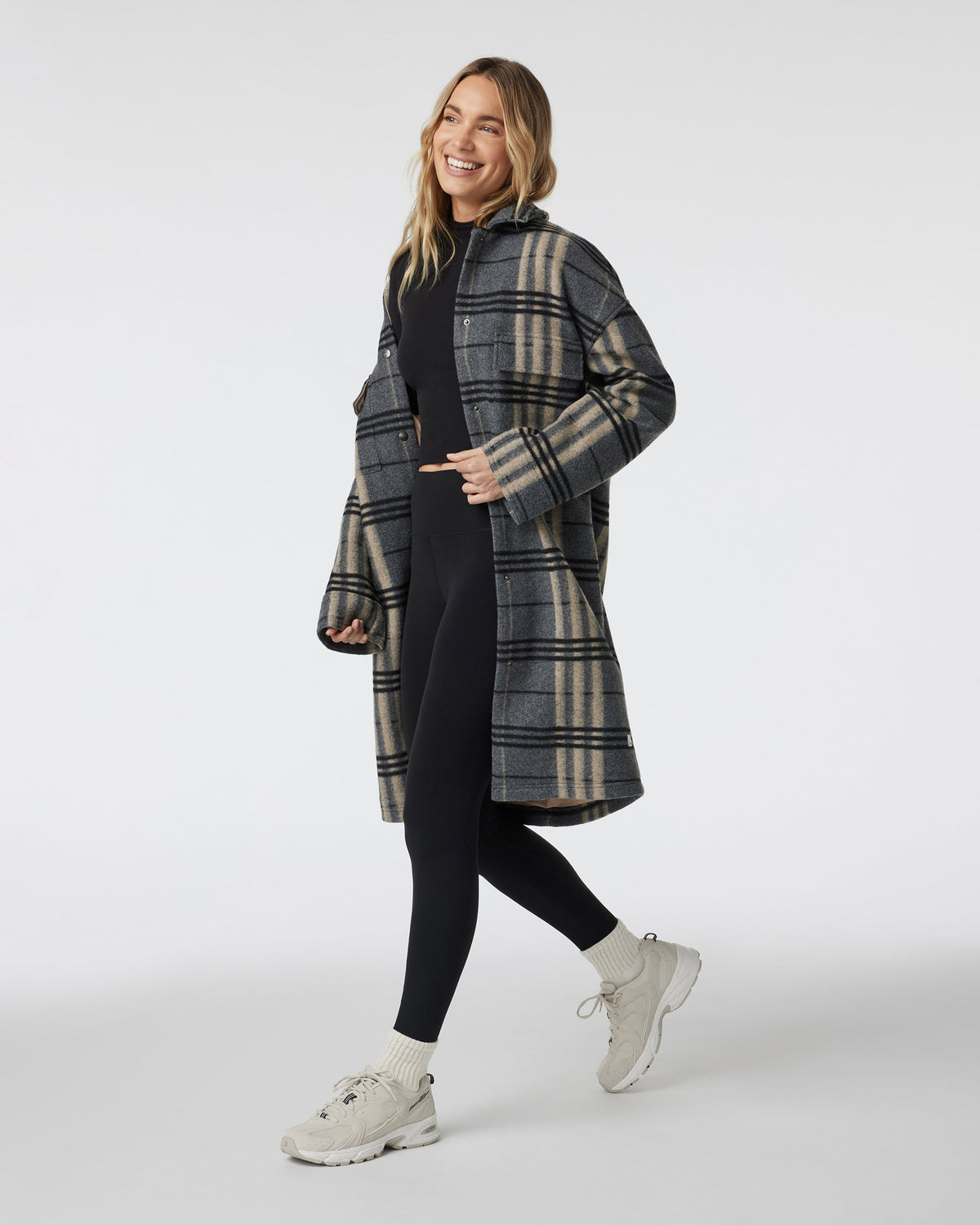 Womens Ballard Coat | Charcoal