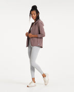 Womens Outdoor Trainer Shell | Hazel Linen Texture