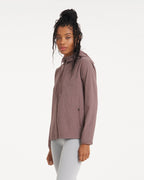 Womens Outdoor Trainer Shell | Hazel Linen Texture