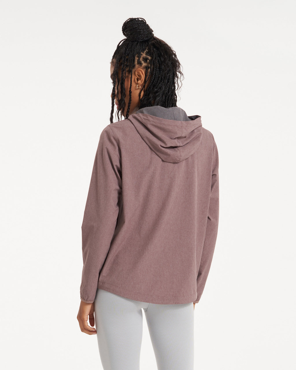 Womens Outdoor Trainer Shell | Hazel Linen Texture
