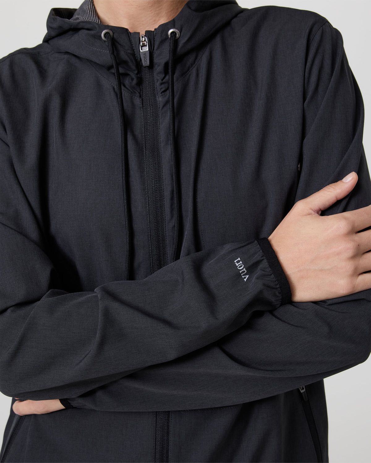 Womens Outdoor Trainer Shell | Black Heather