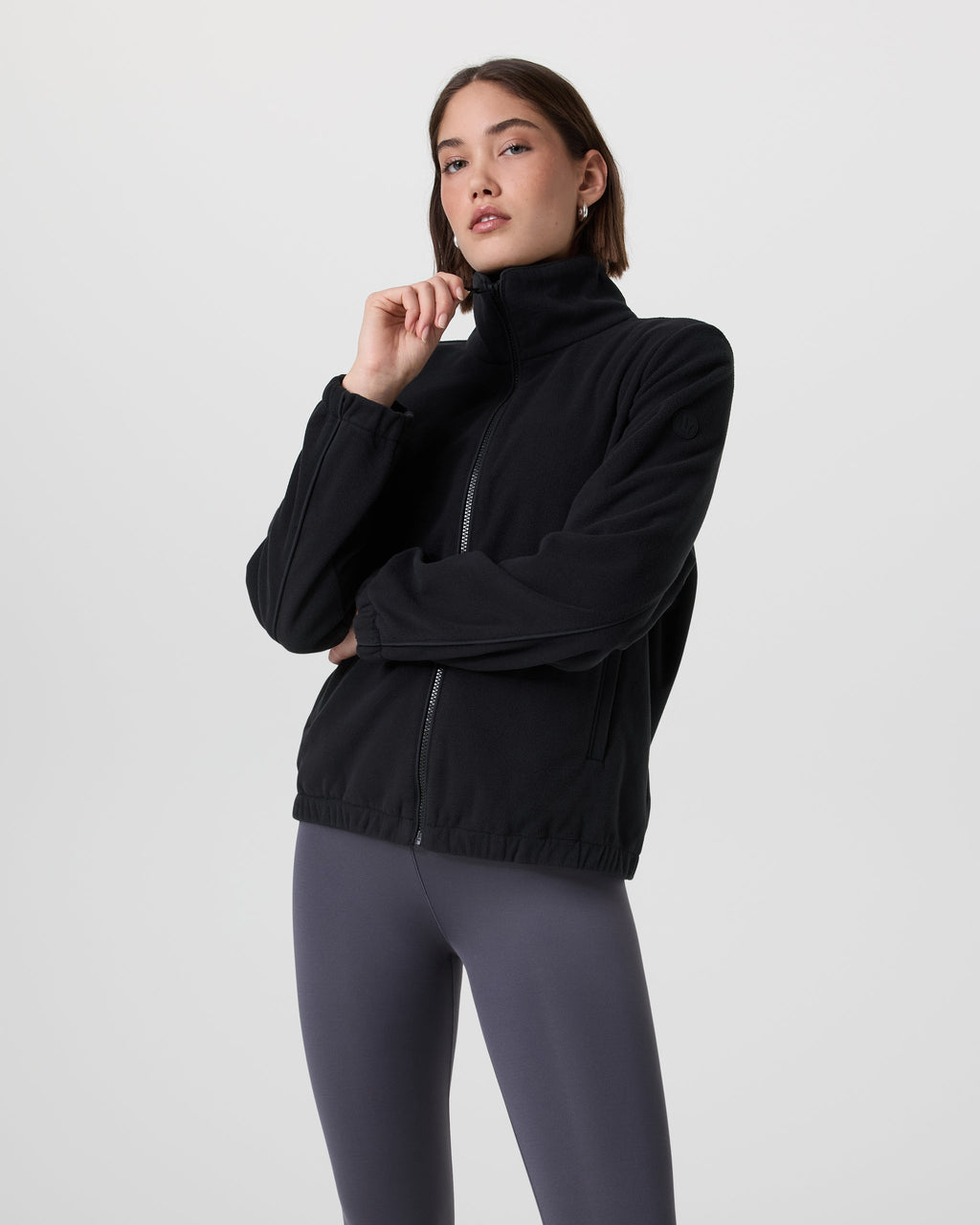 Womens Aspen Full Zip | Black