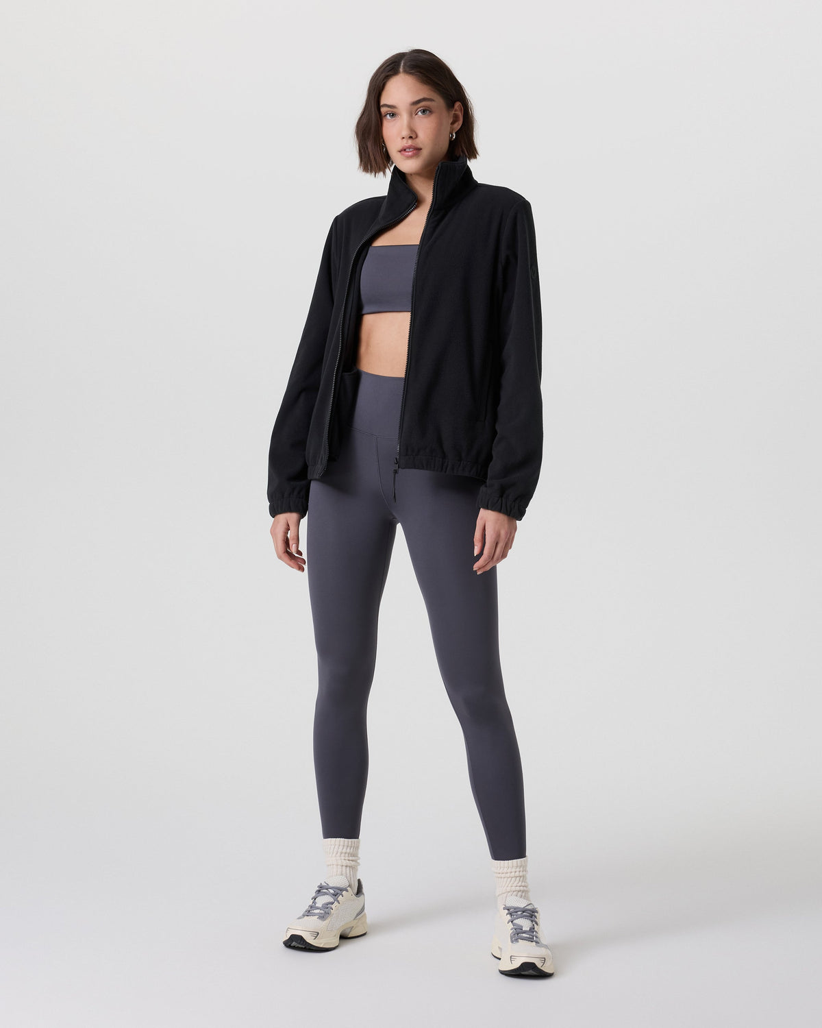 Womens Aspen Full Zip | Black
