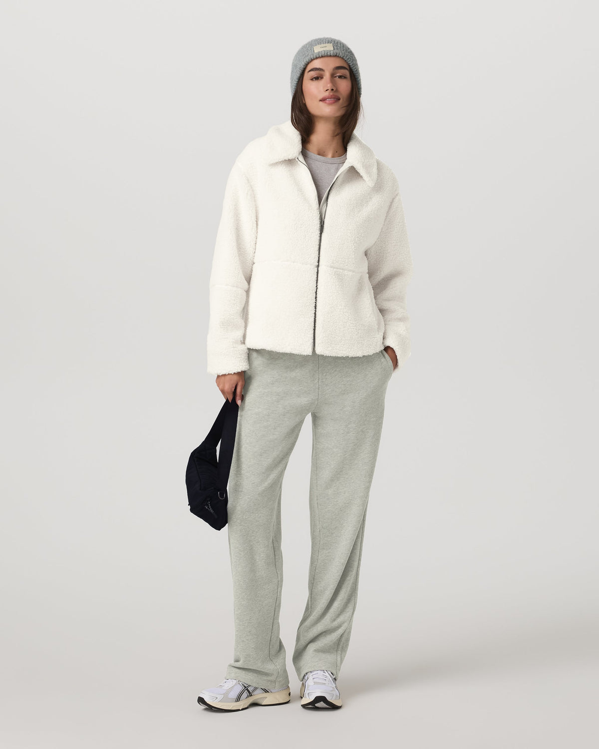 Lou Full Zip Jacket | Marshmallow