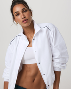 Eaton Fitness Jacket | White