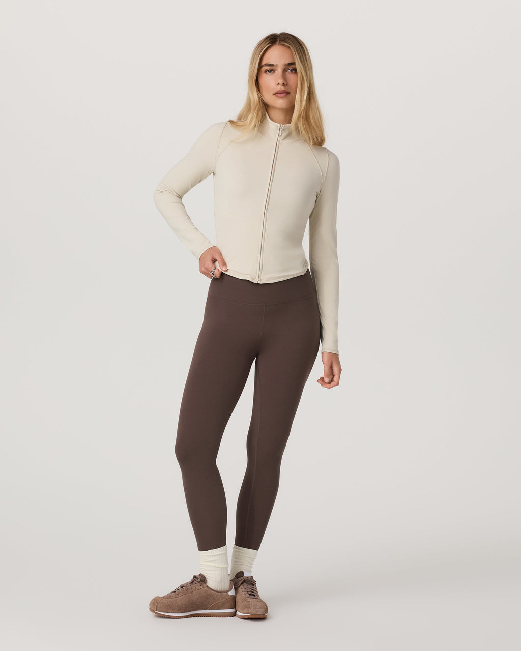 Vuori AllTheFeels™ Full Zip | Bone
