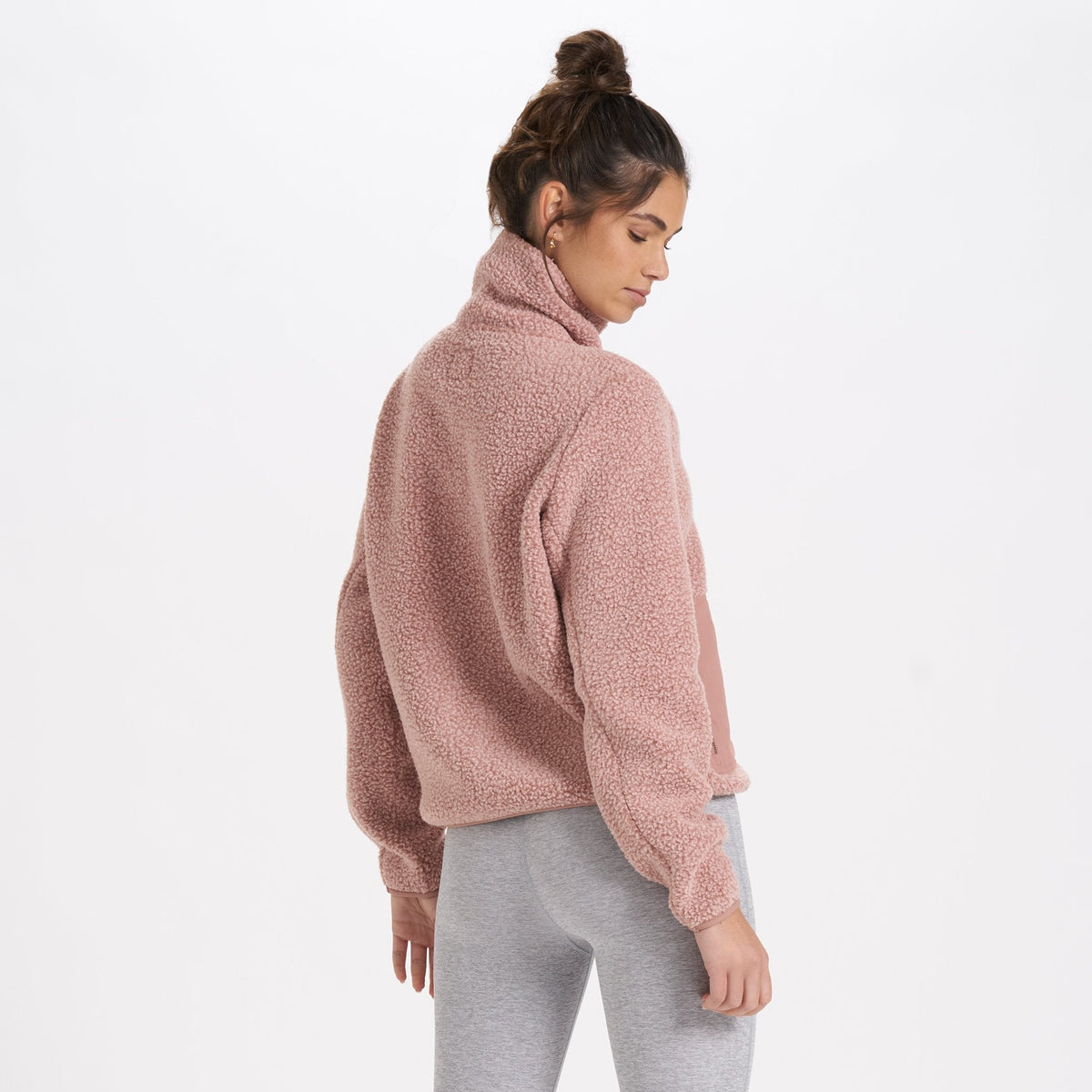 Womens Alpine Sherpa Jacket | Light Terracotta