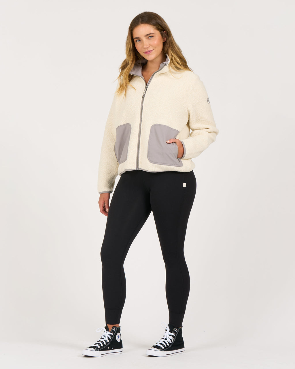 Womens Alpine Sherpa Jacket | Natural