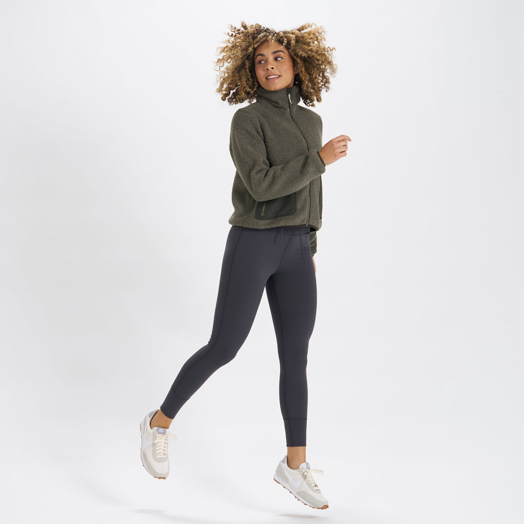 Womens Alpine Sherpa Jacket | Oregano