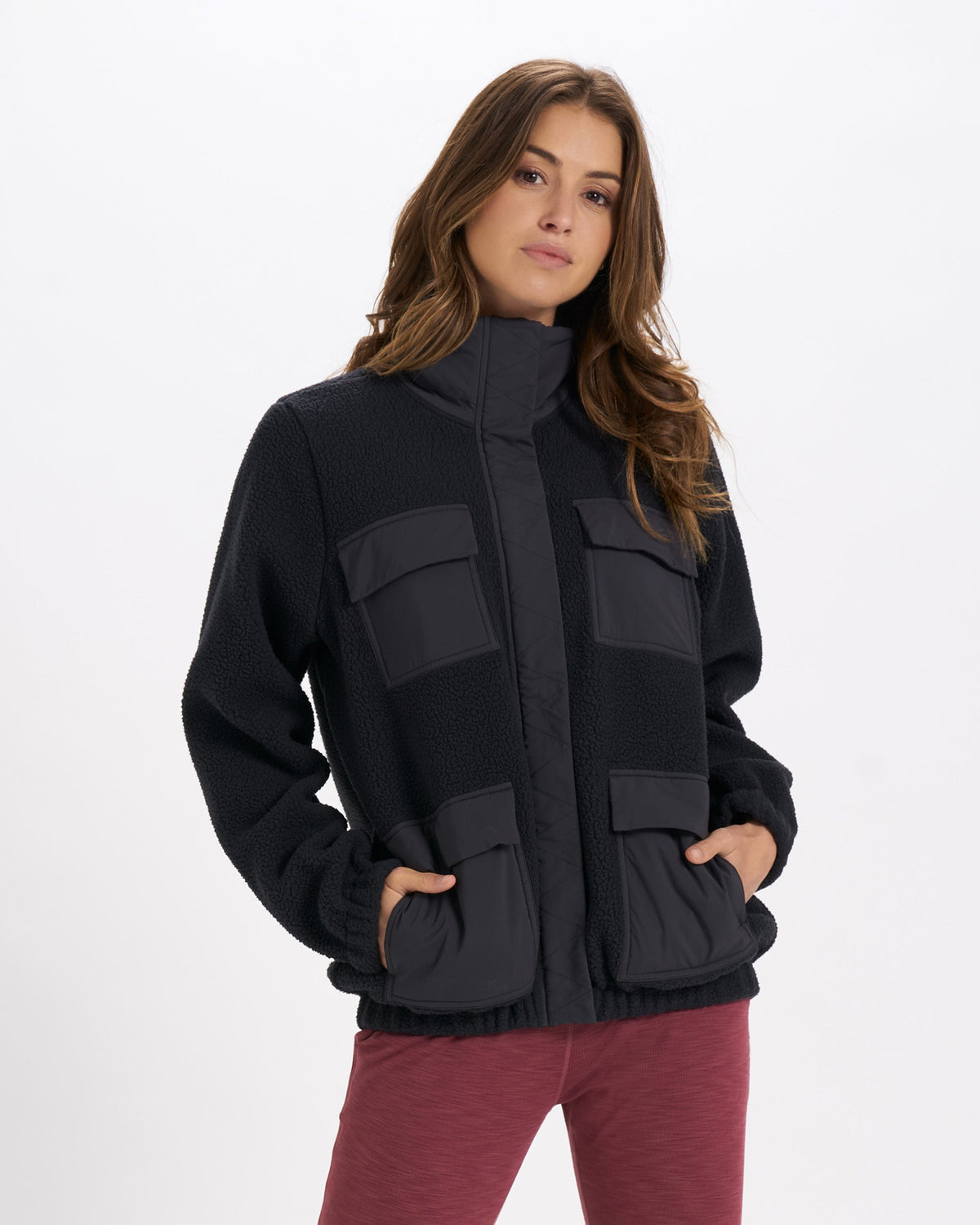 Utility Sherpa Jacket | Black