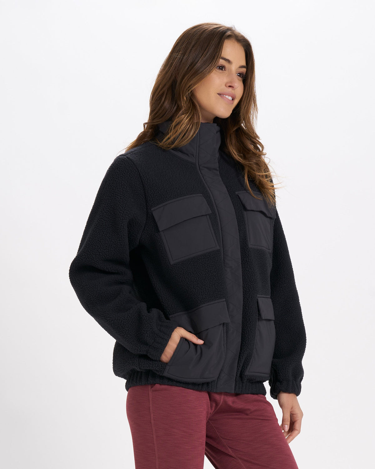 Utility Sherpa Jacket | Black