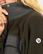 Utility Sherpa Jacket | Dark Oregano