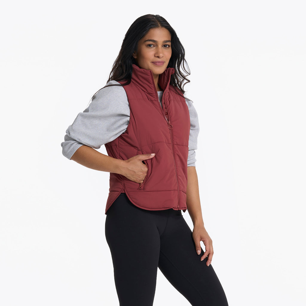 Canyon Insulated Vest | Currant