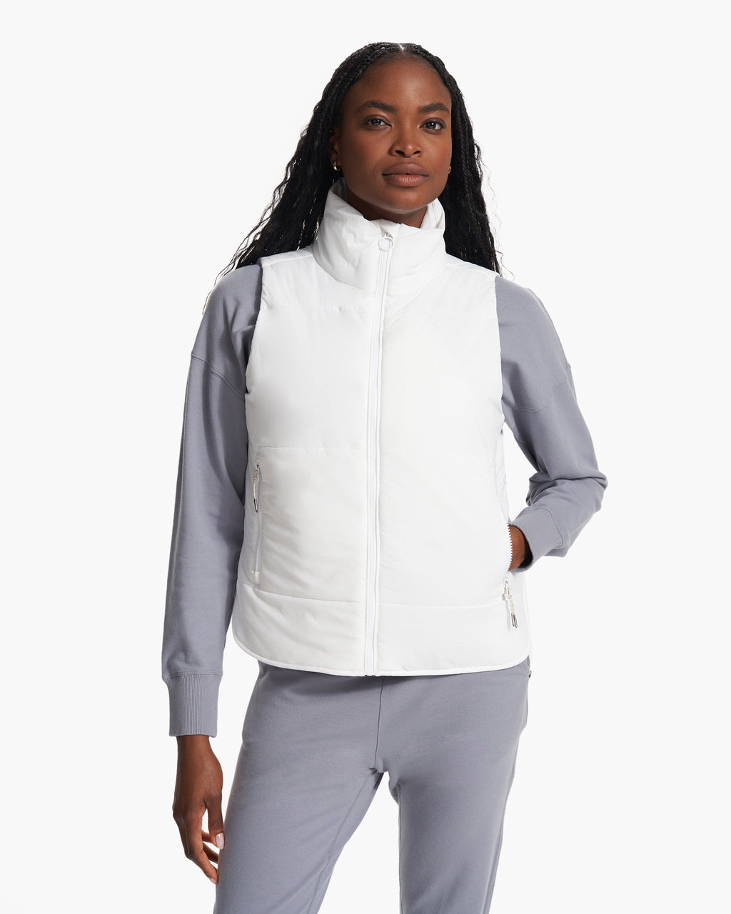 Canyon Insulated Vest | White