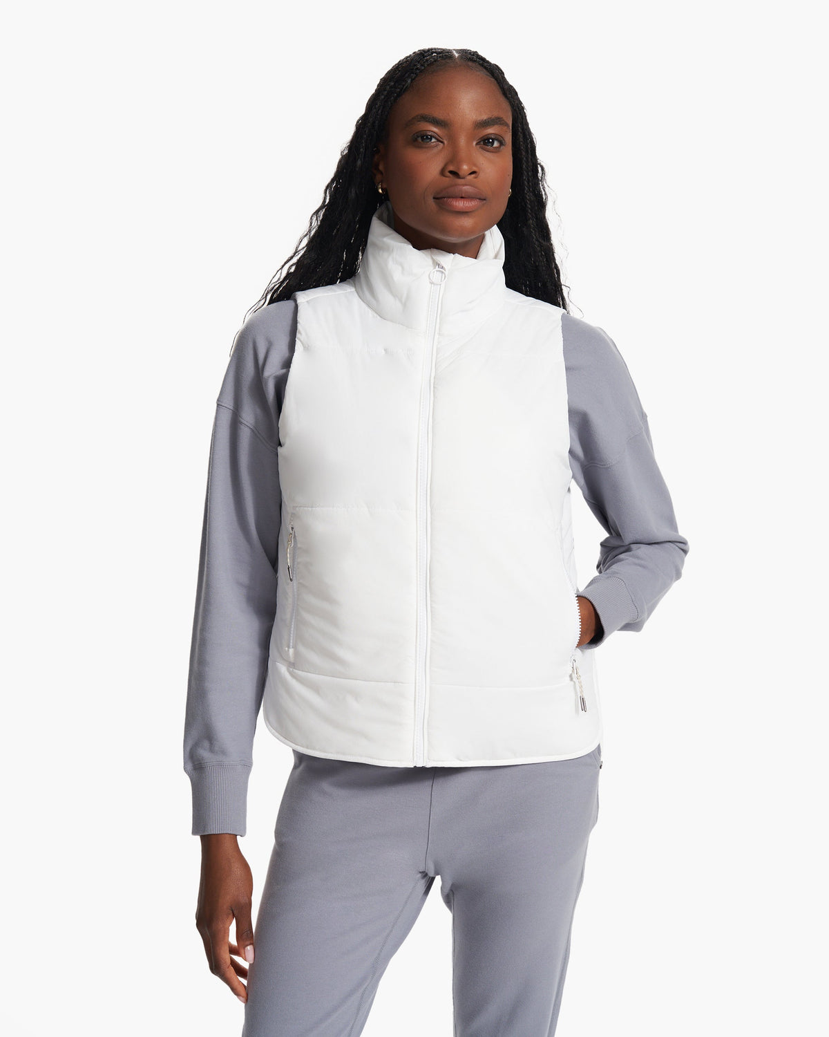 Canyon Insulated Vest | White