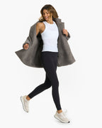 Cozy Sherpa Blazer | Smoke
