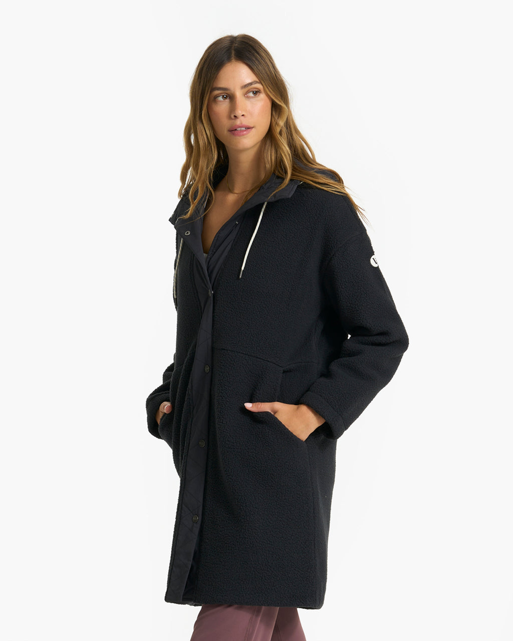 Sherpa Hooded Trench | Black