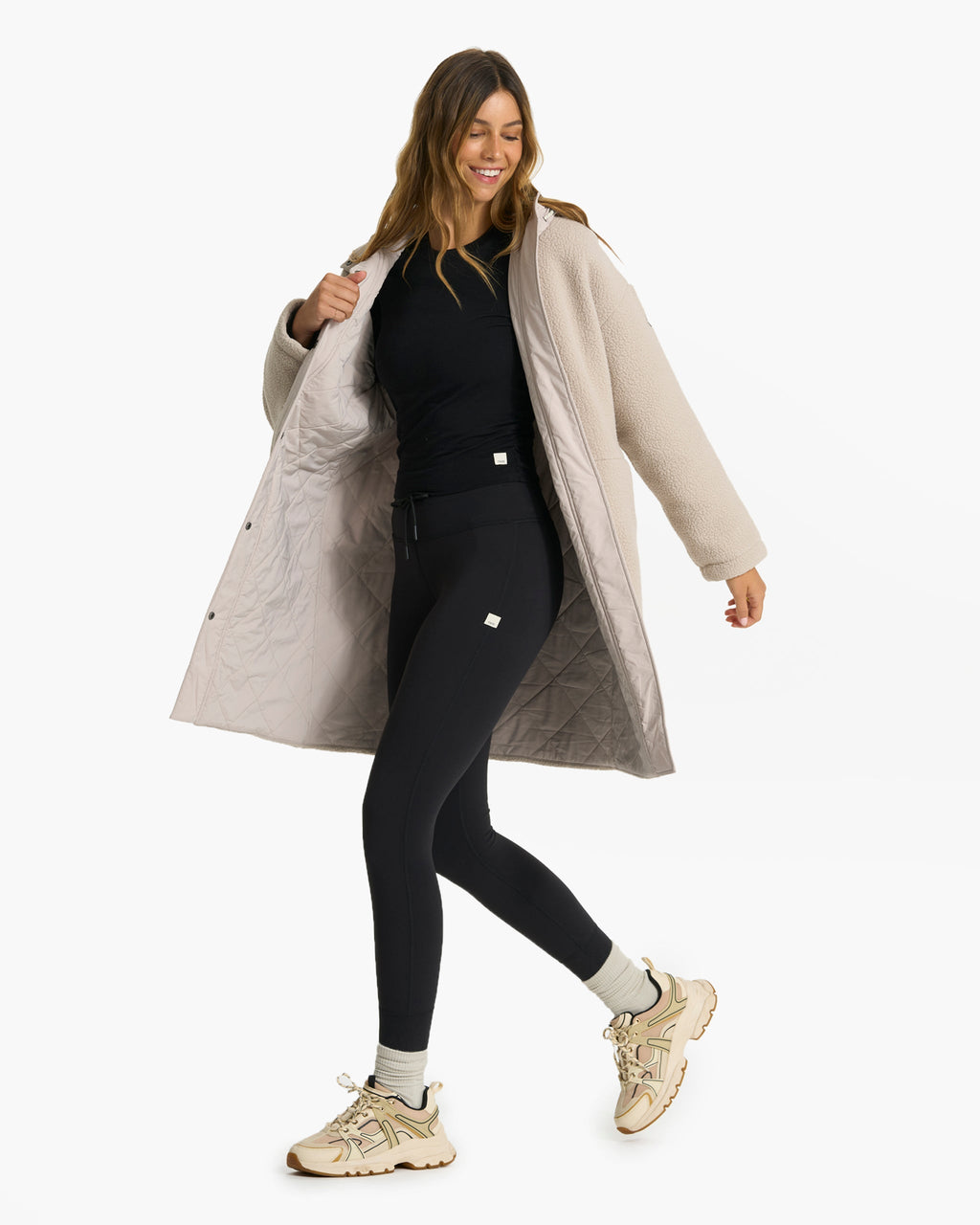 Sherpa Hooded Trench | Dark Salt