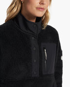 Cozy Sherpa Popover | Black
