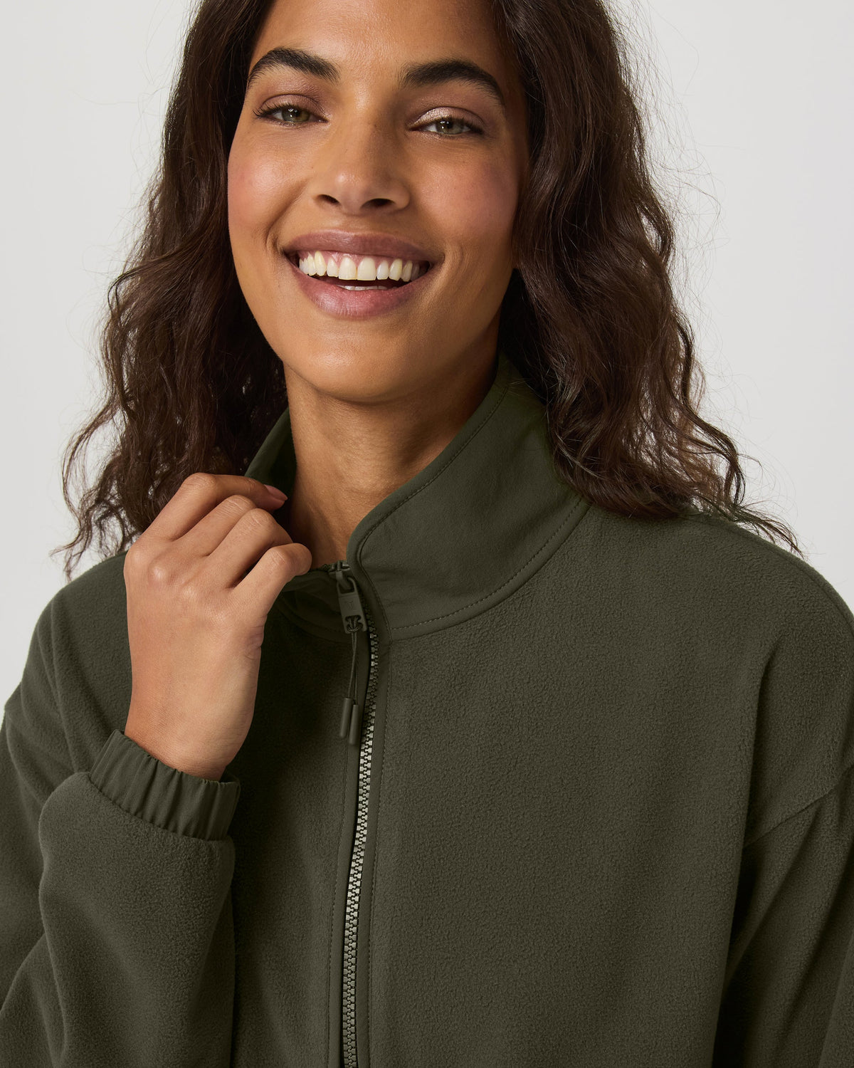 Womens Aspen Half Zip | Olive