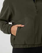 Womens Aspen Half Zip | Olive