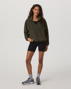 Womens Aspen Half Zip | Olive