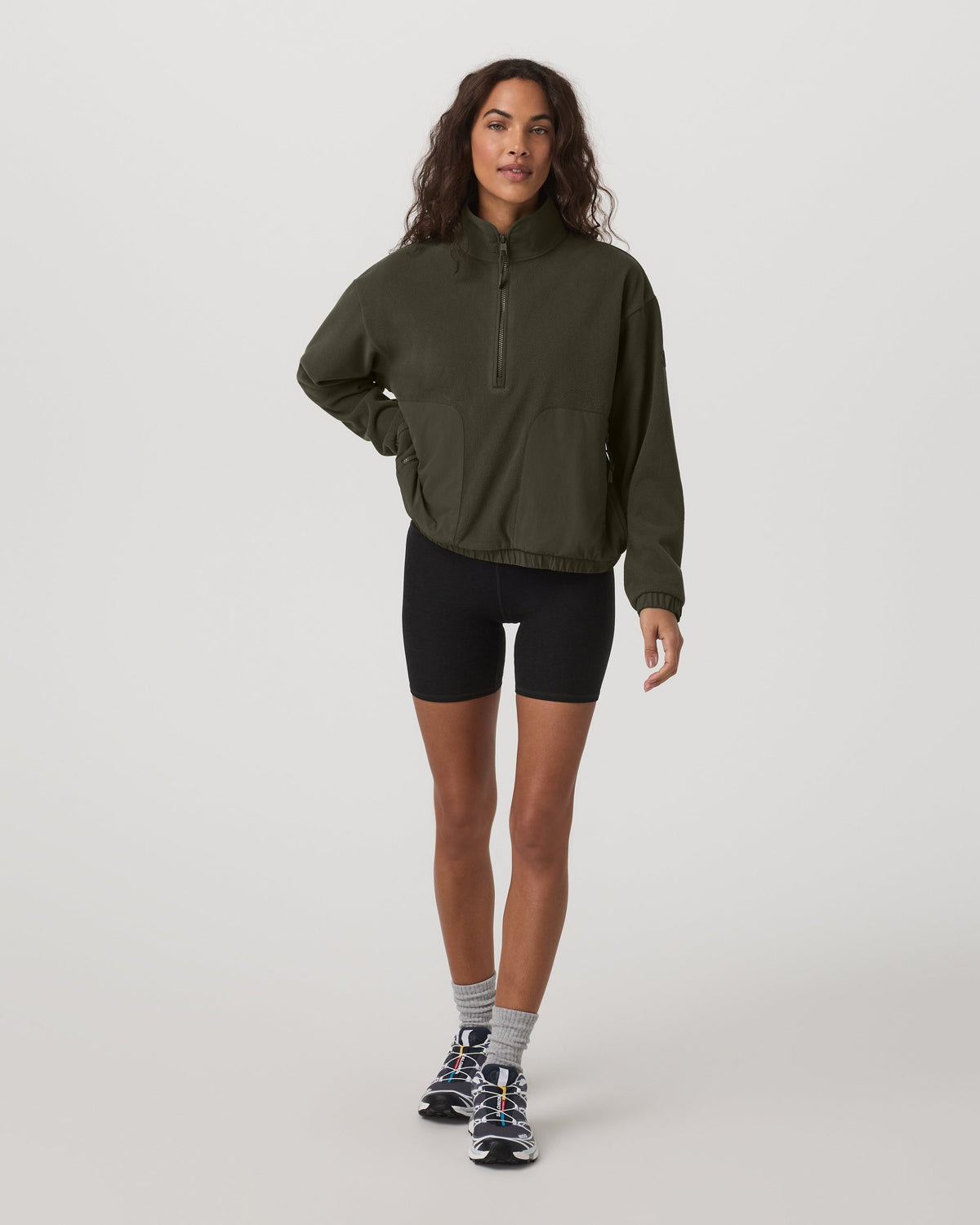 Womens Aspen Half Zip | Olive