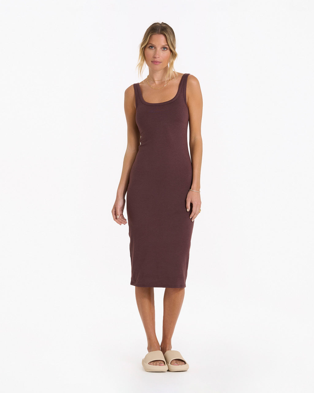 Halo Essential Dress | Chestnut Heather