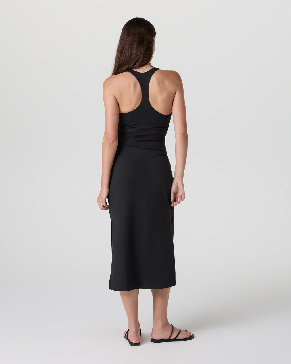 Halo Racerback Dress | Solid Black