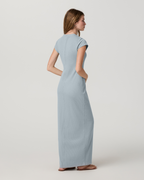 Rib Tee Dress | Raindrop