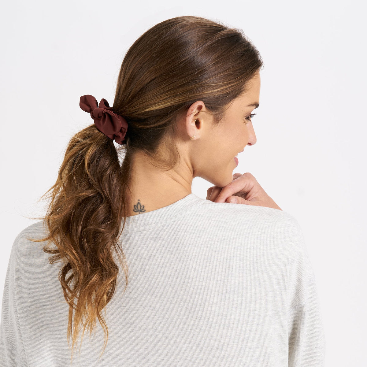 Tie Scrunchy | Brick
