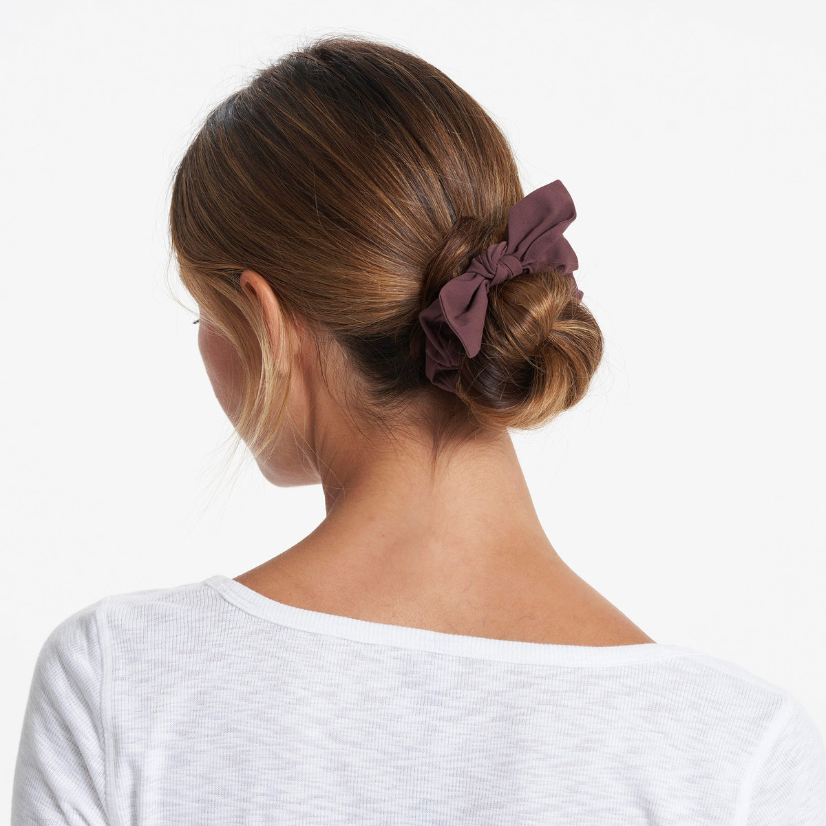 Tie Scrunchy | Chestnut