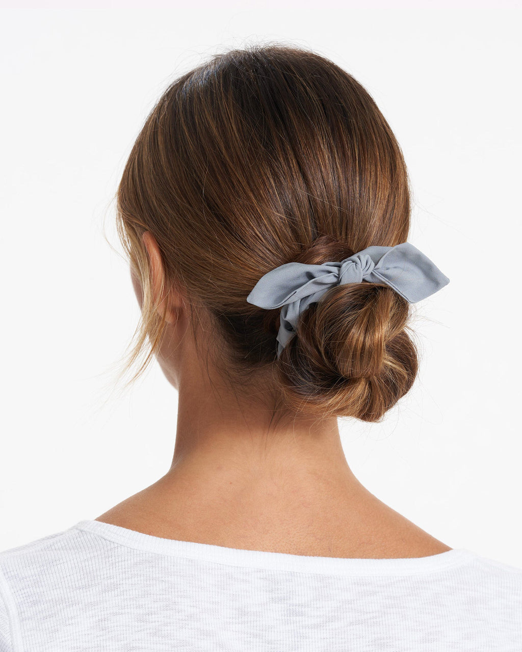 Tie Scrunchy | Light Cloud