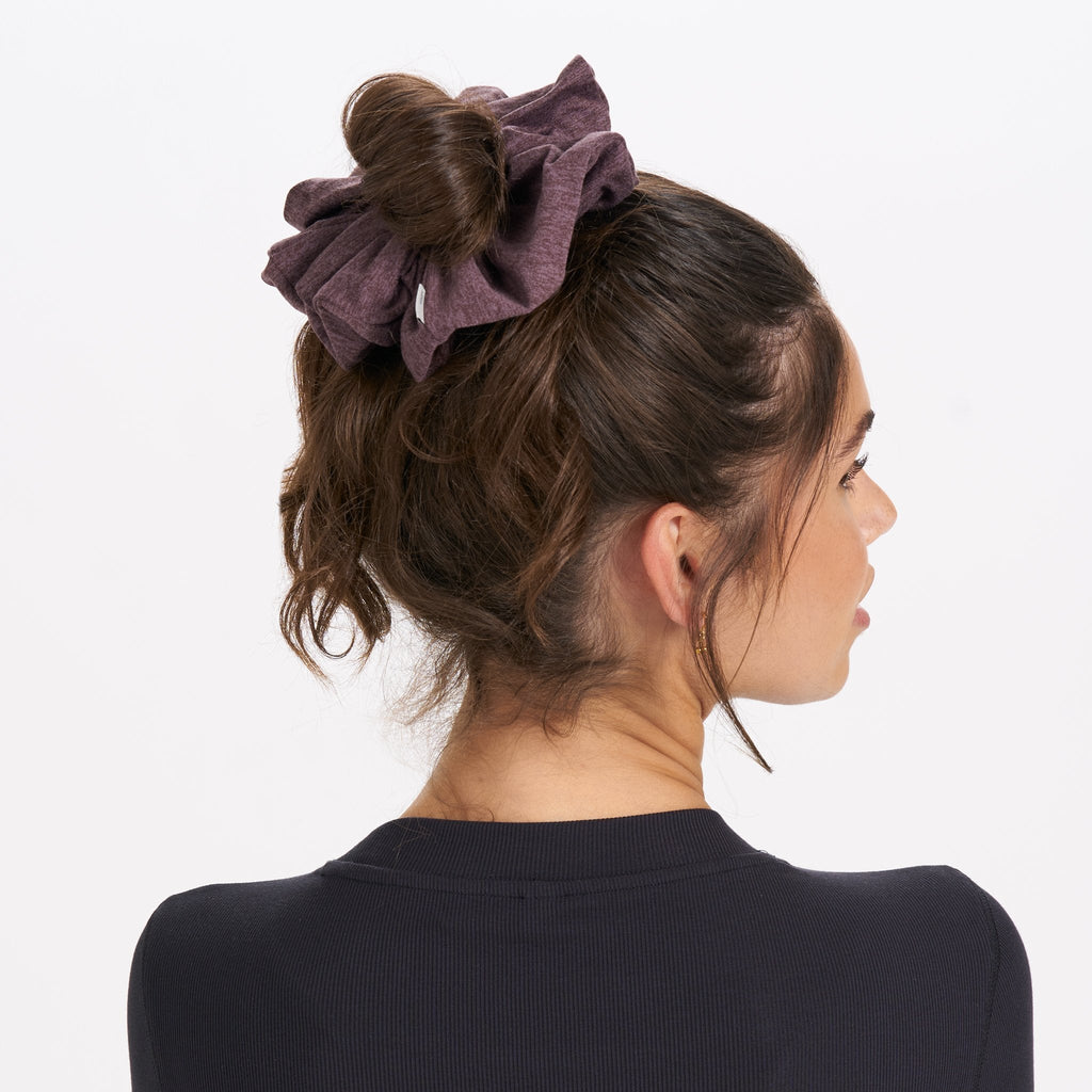 Halo Oversized Scrunchy | Smoked Plum Heather
