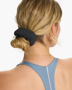 Quilted Puff Scrunchie | Black