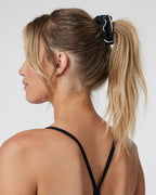 Piped Scrunchie | Black